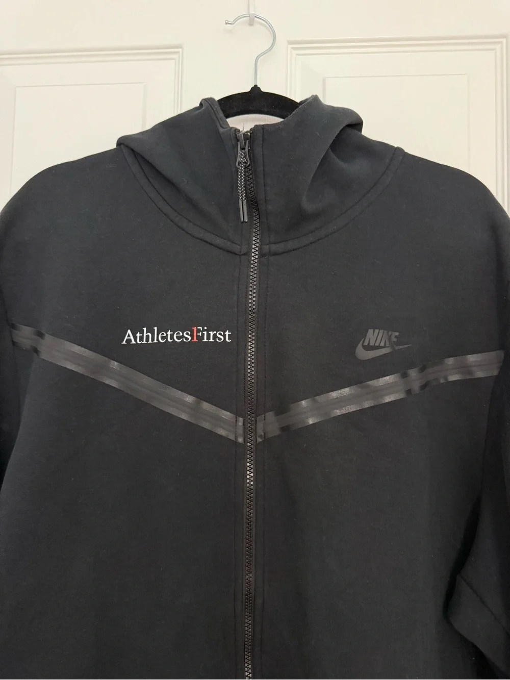 Nike Men's Tech Fleece Full-Zip Hoodie XXL Athletes First in Black
